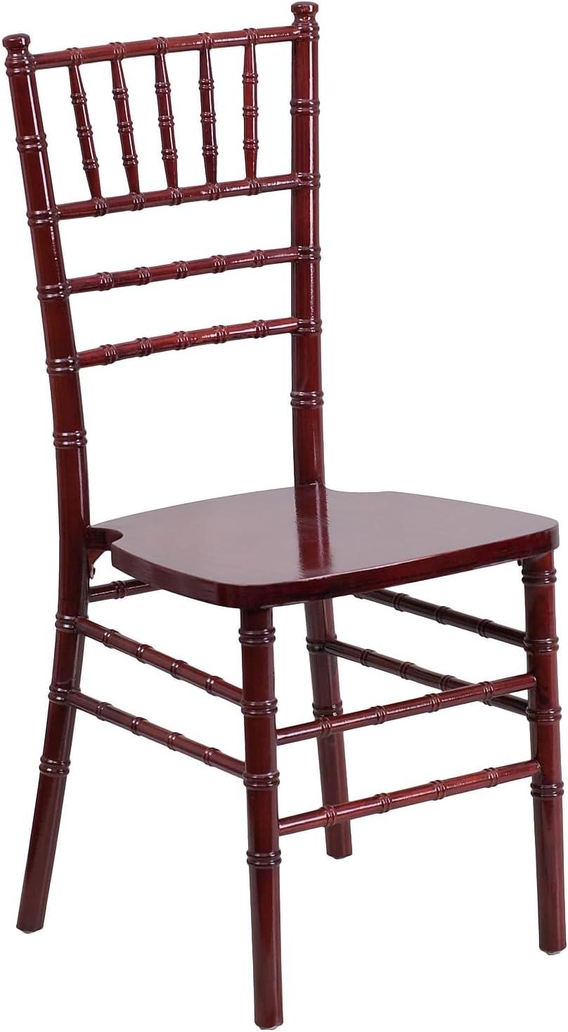 Elegant Mahogany Wood Chiavari Banquet Chair