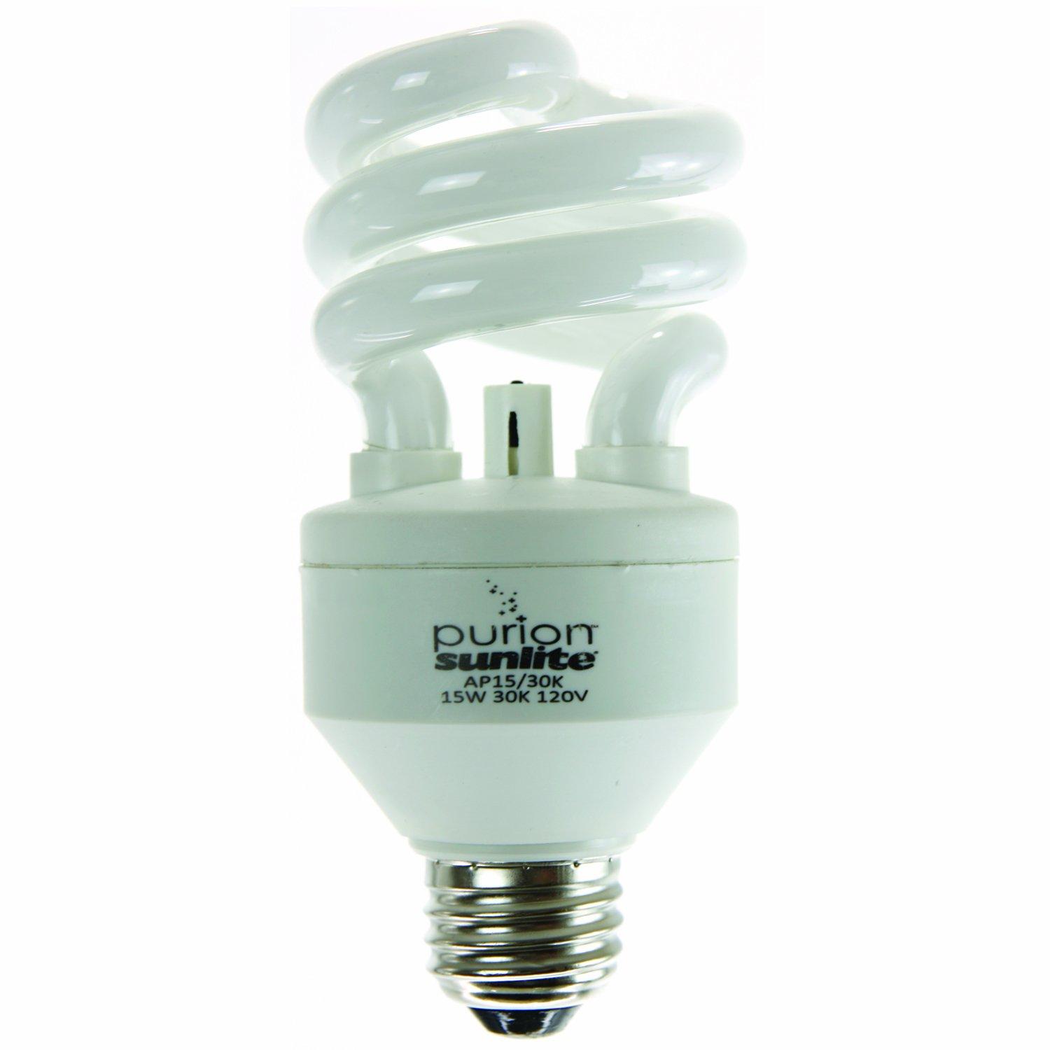 Daylight Spiral CFL Bulb with Air Purifying Technology