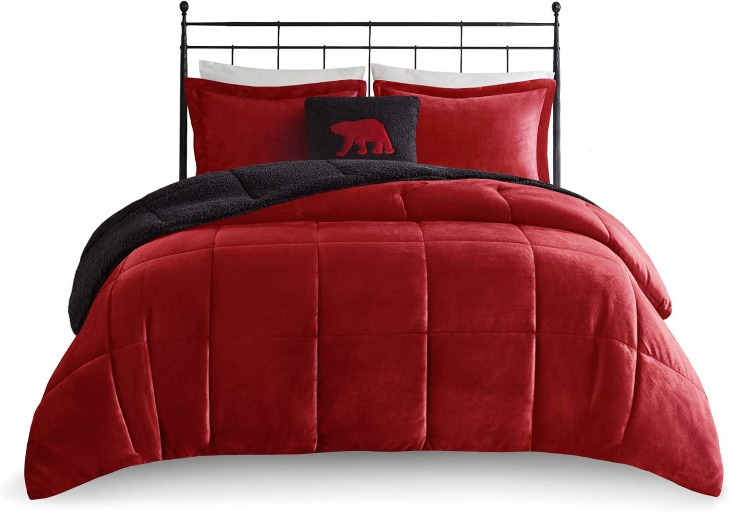 Woolrich Alton Plush to Faux Shearling Down Alternative Comforter Set