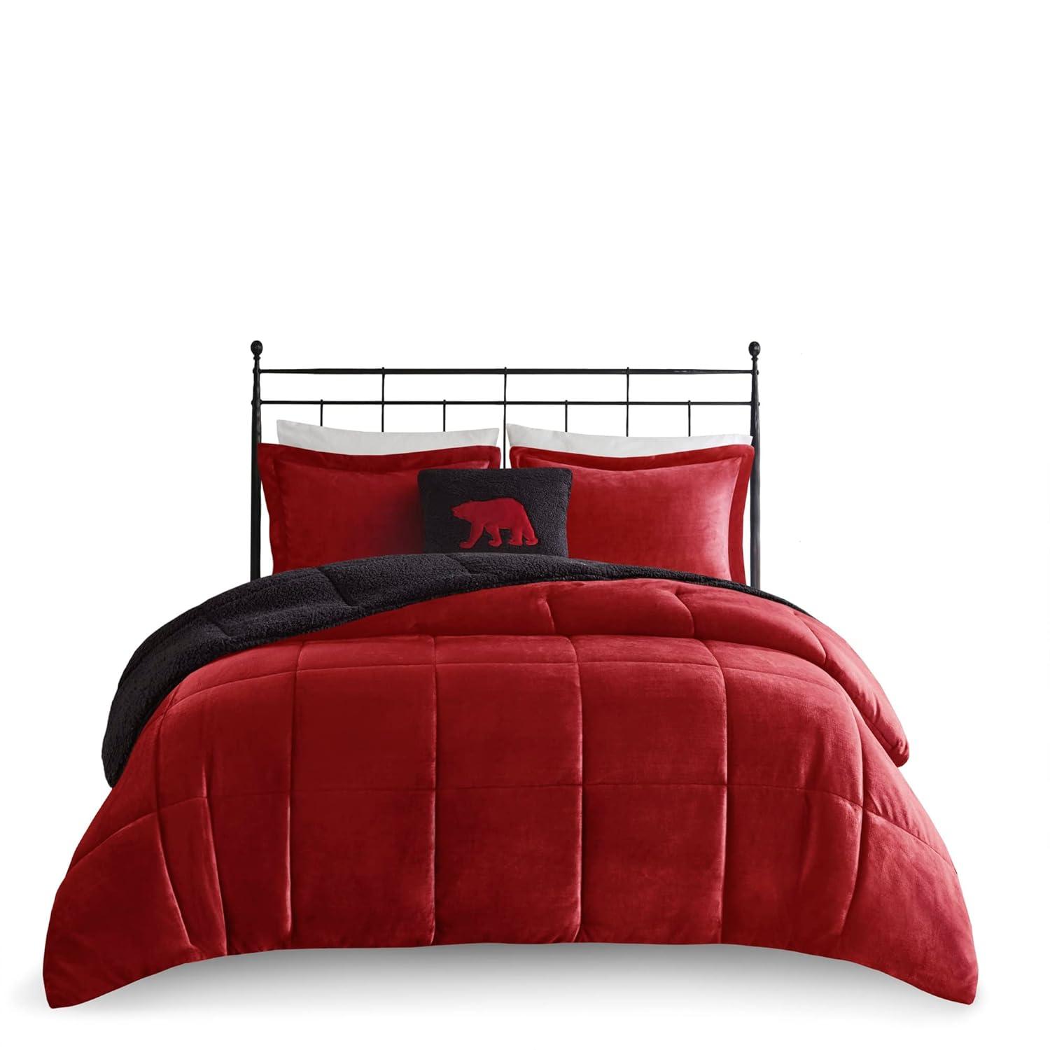 Woolrich Alton Plush to Sherpa Down Alternative Comforter Set