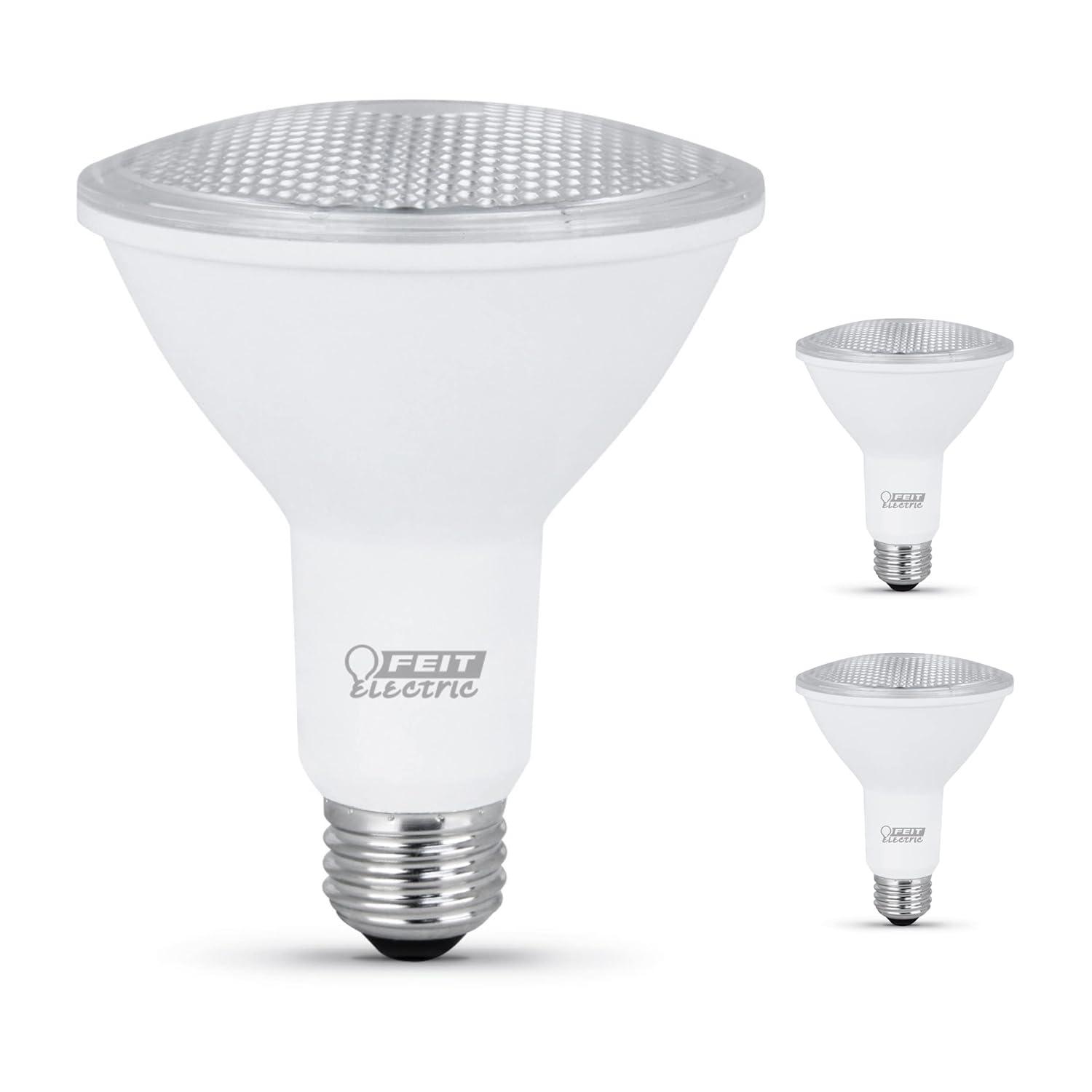 Feit Electric PAR30 E26 (Medium) LED Bulb Warm White 75 Watt Equivalence 3 pk