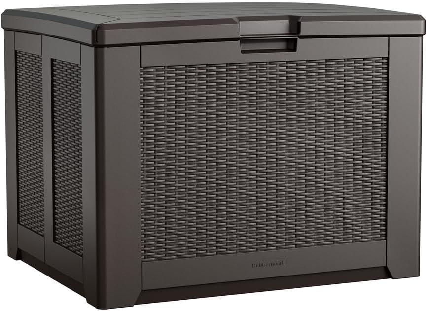 Rubbermaid Rubbermaid Deck Box, Medium, 74 Gallon, Brown