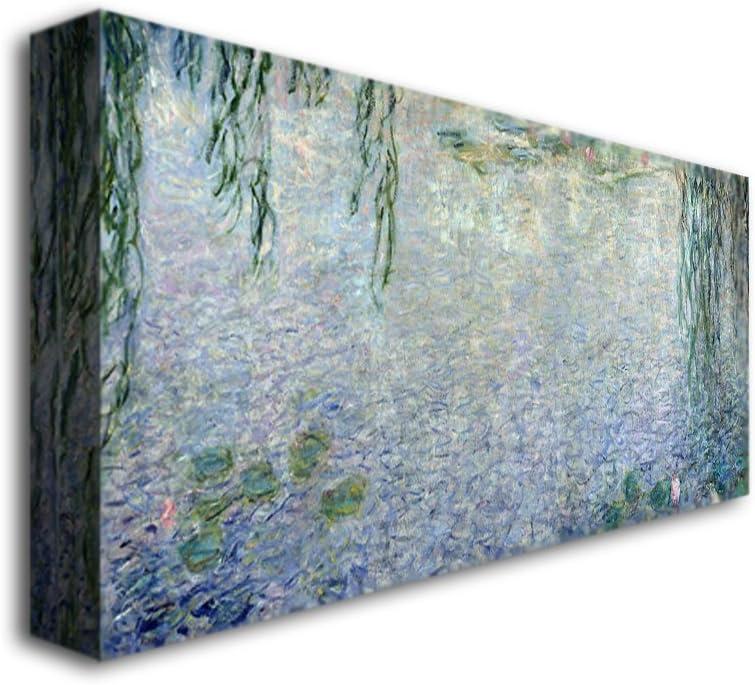 " Water Lilies, Morning " by Claude Monet Painting Print