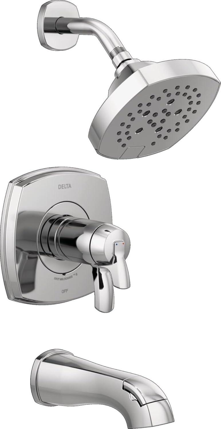 Stryke Chrome Wall Mounted Multi-Function Shower Faucet