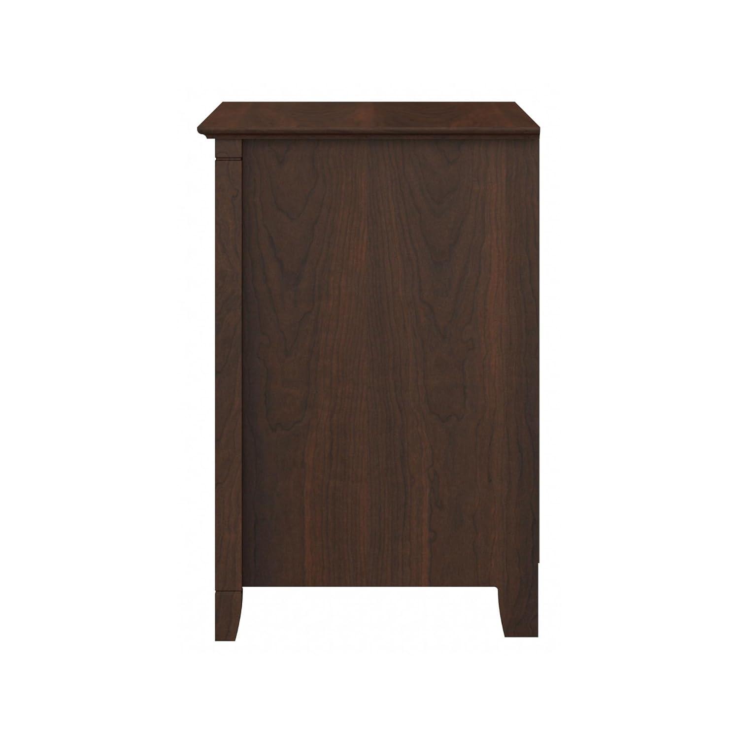 2 Drawer Key West File Cabinet Bing Cherry - Bush Furniture: Wood Composite, MDF Frame, 30"H x 30"W