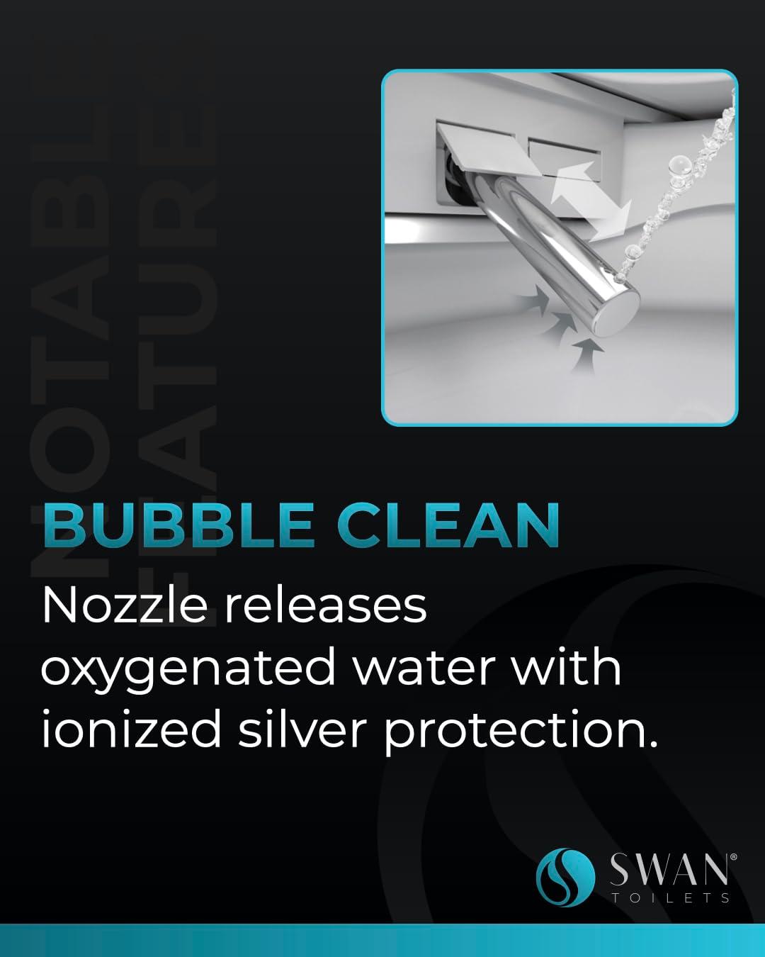 Swan S Pro Smart Bidet Toilet – Heated Seat, Auto Flush, Remote Control, Self-Cleaning Nozzle