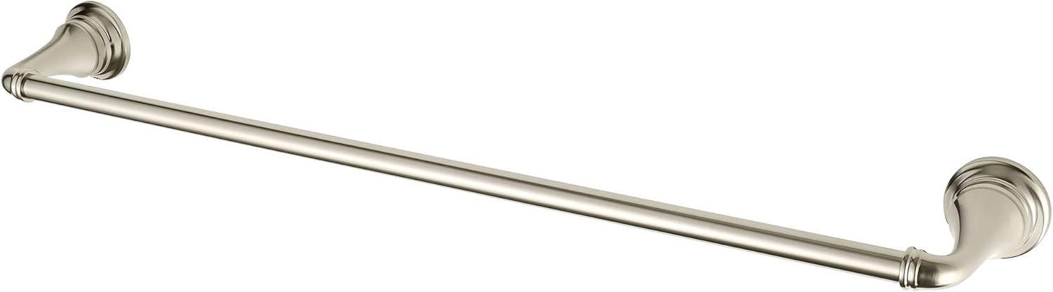 Delancey 24 Inch Brushed Nickel Wall Mounted Towel Bar