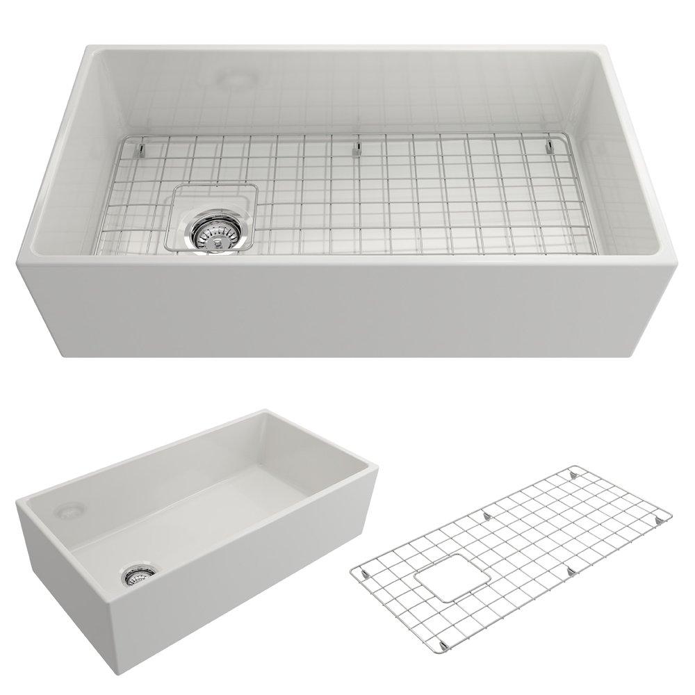 36'' L Farmhouse / Apron Fireclay Kitchen Sink