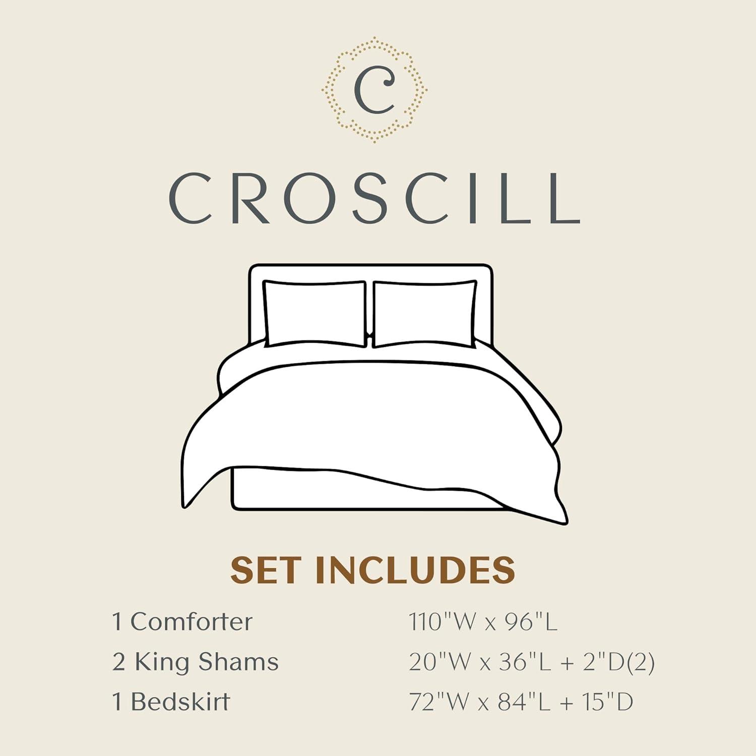 Croscill Galleria 4 Piece Chenille Jacquard Comforter Set & Reviews | Wayfair