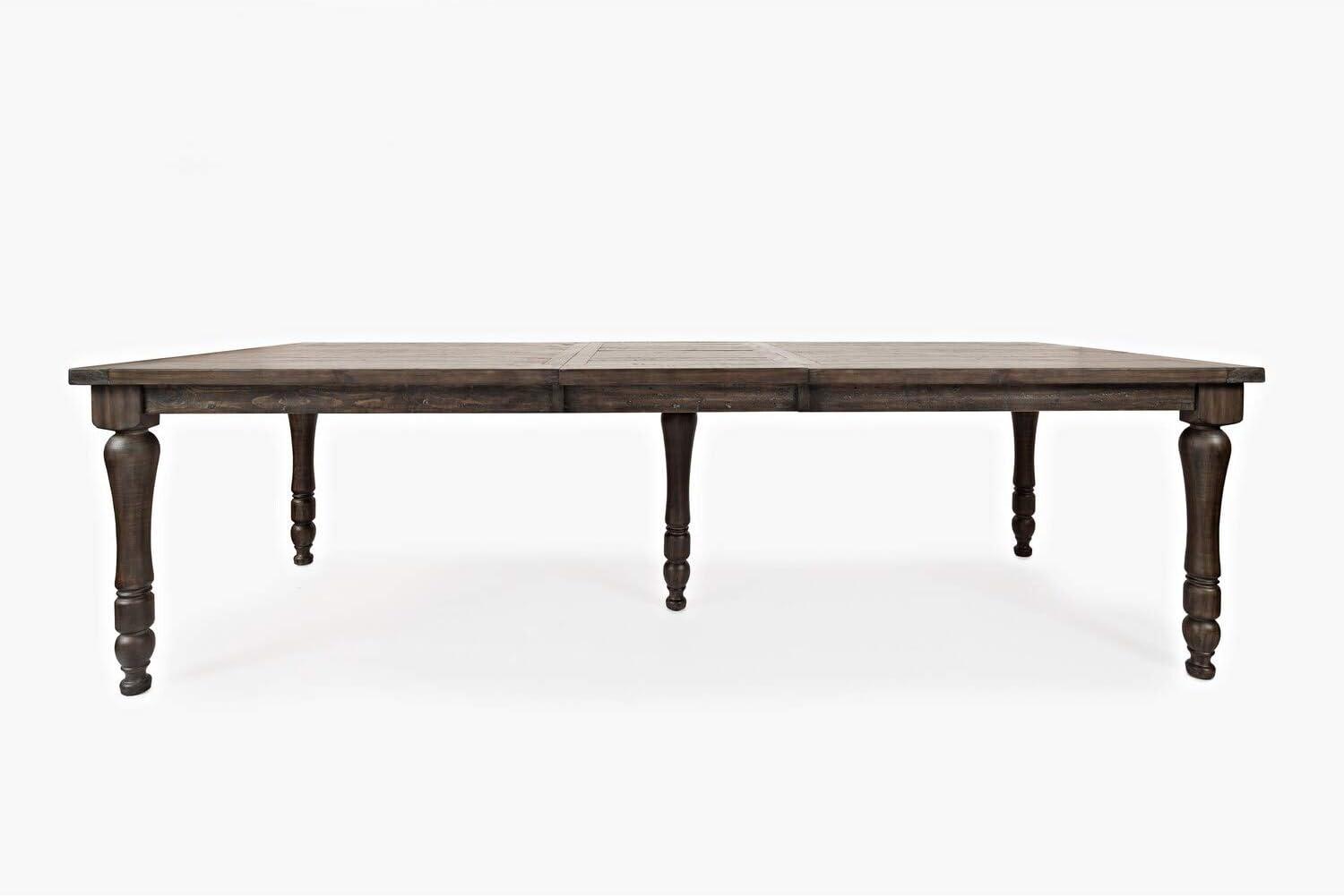 Jofran Madison County Rustic Reclaimed Pine Farmhouse Rectangle Extension Dining Table