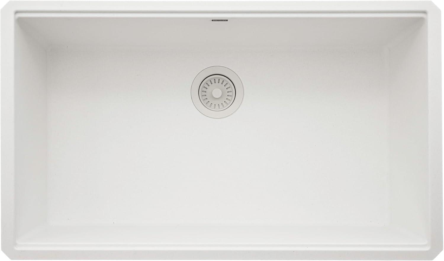 Ruvati 33-inch Undermount Workstation Granite Composite Kitchen Sink