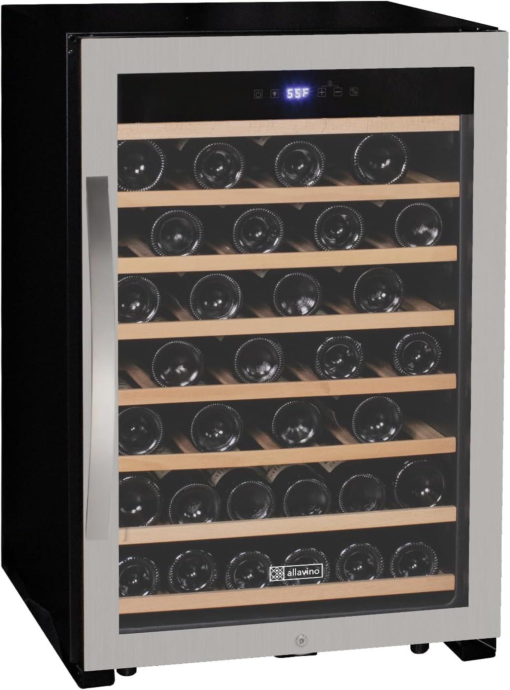 Allavino 22'' 55 Bottle Single Zone Freestanding Wine Refrigerator