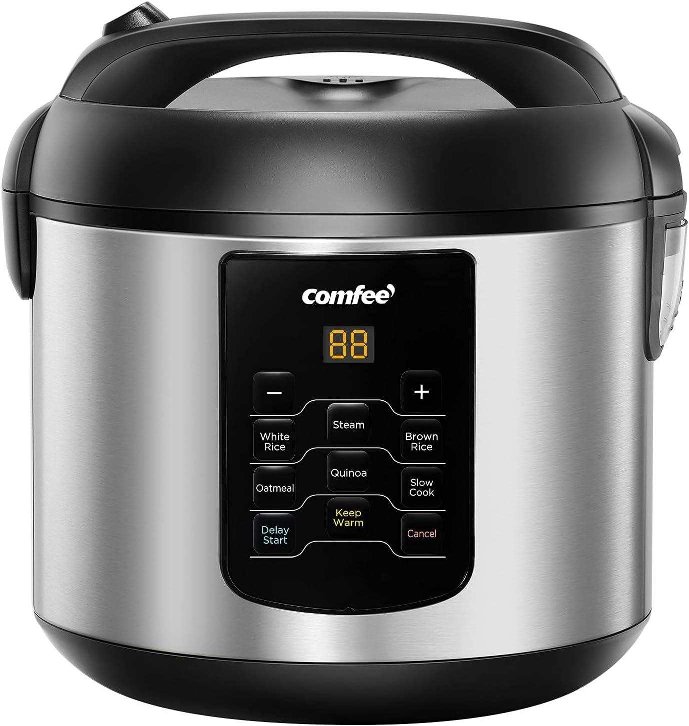 Comfee' Comfee' 8 Cup 6-in-1 Rice Cooker