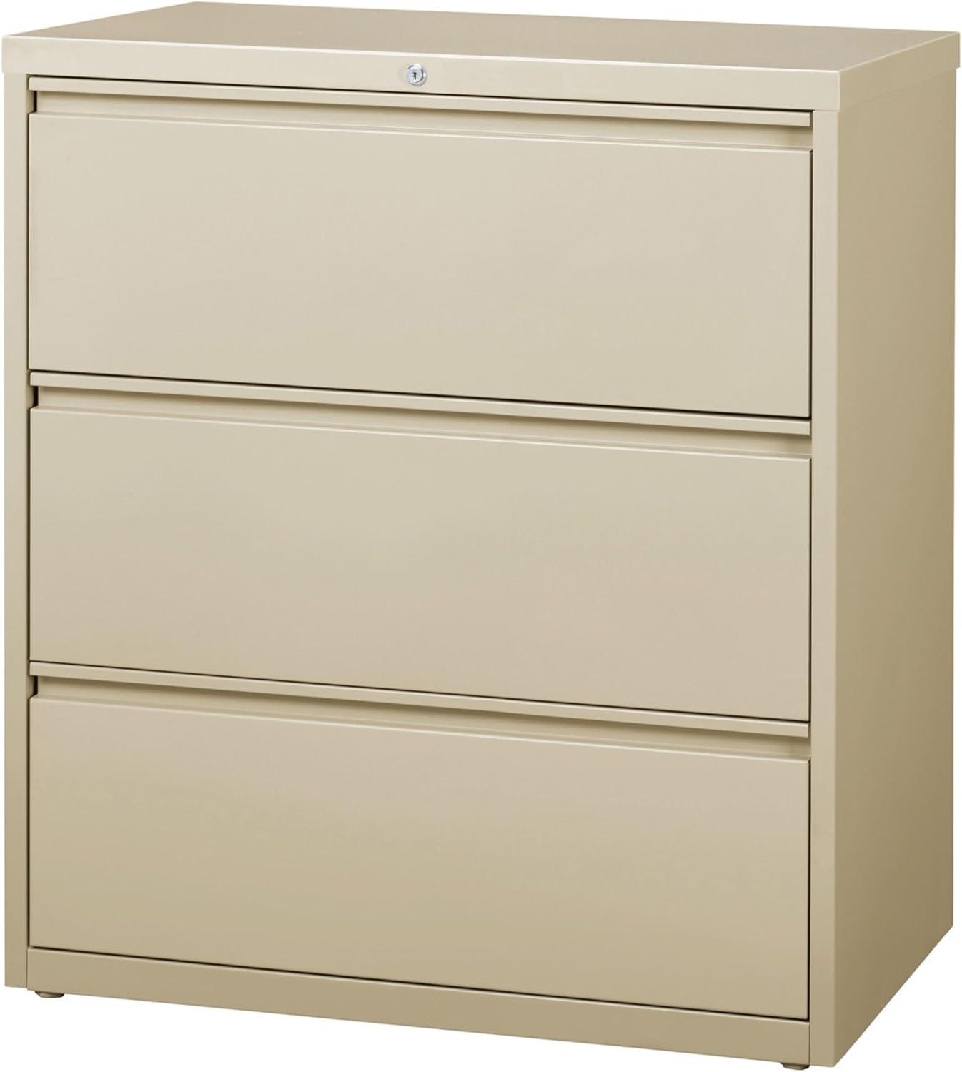 Fortress 36'' Wide 3 -Drawer Steel File Cabinet