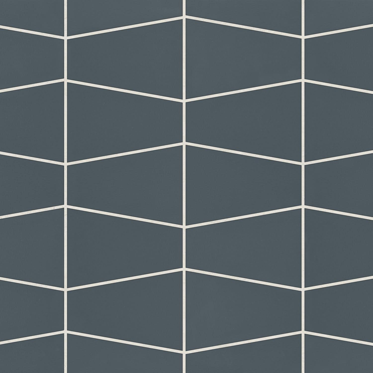 Marin Trapezoid Matte Porcelain Mosaic Tile