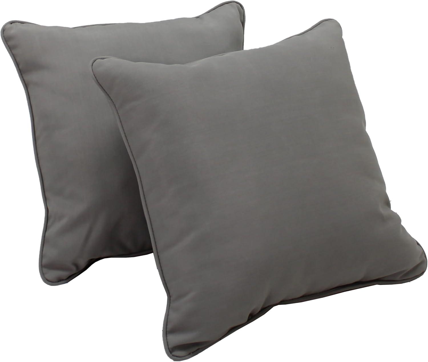 Element Synthetic Throw Square Indoor/Outdoor Pillow Cover & Insert (Set of 2)
