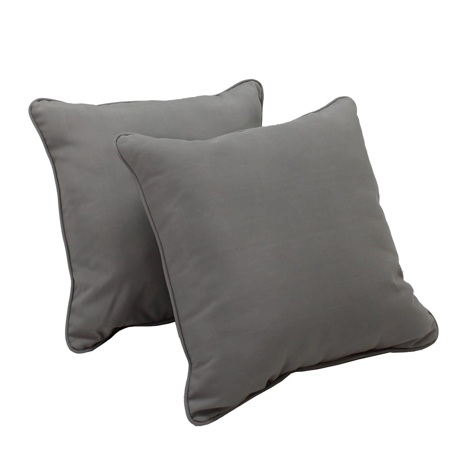 Element Synthetic Throw Square Indoor/Outdoor Pillow Cover & Insert (Set of 2)