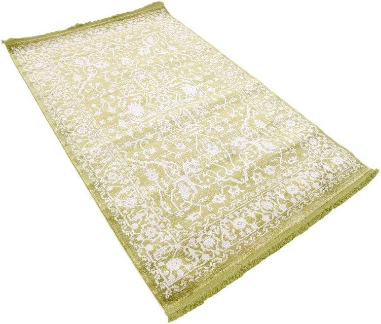 Unique Loom Olympia New Classical Rug , 3' 3" x 5' 3" ,Light Green