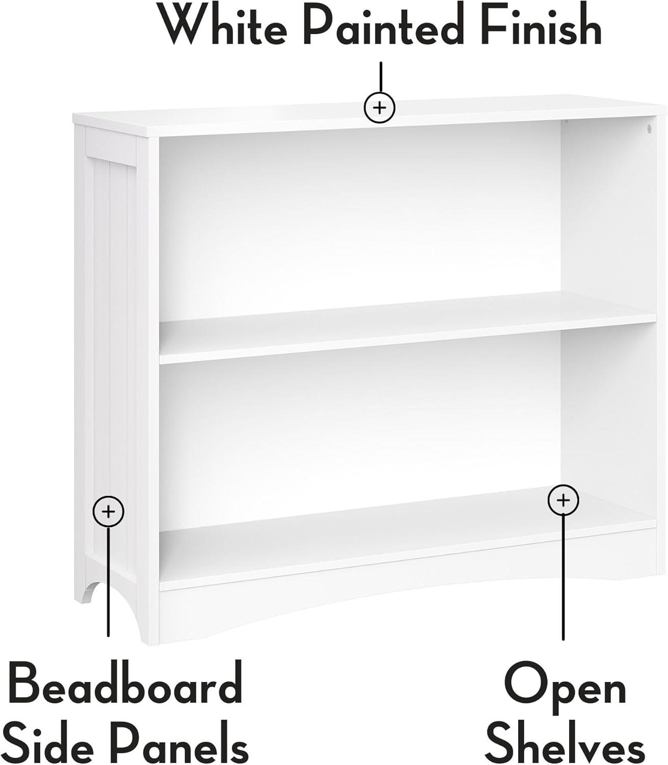 RiverRidge Kids Playroom Horizontal Toy Organizer Bookshelf with Open Storage Shelves