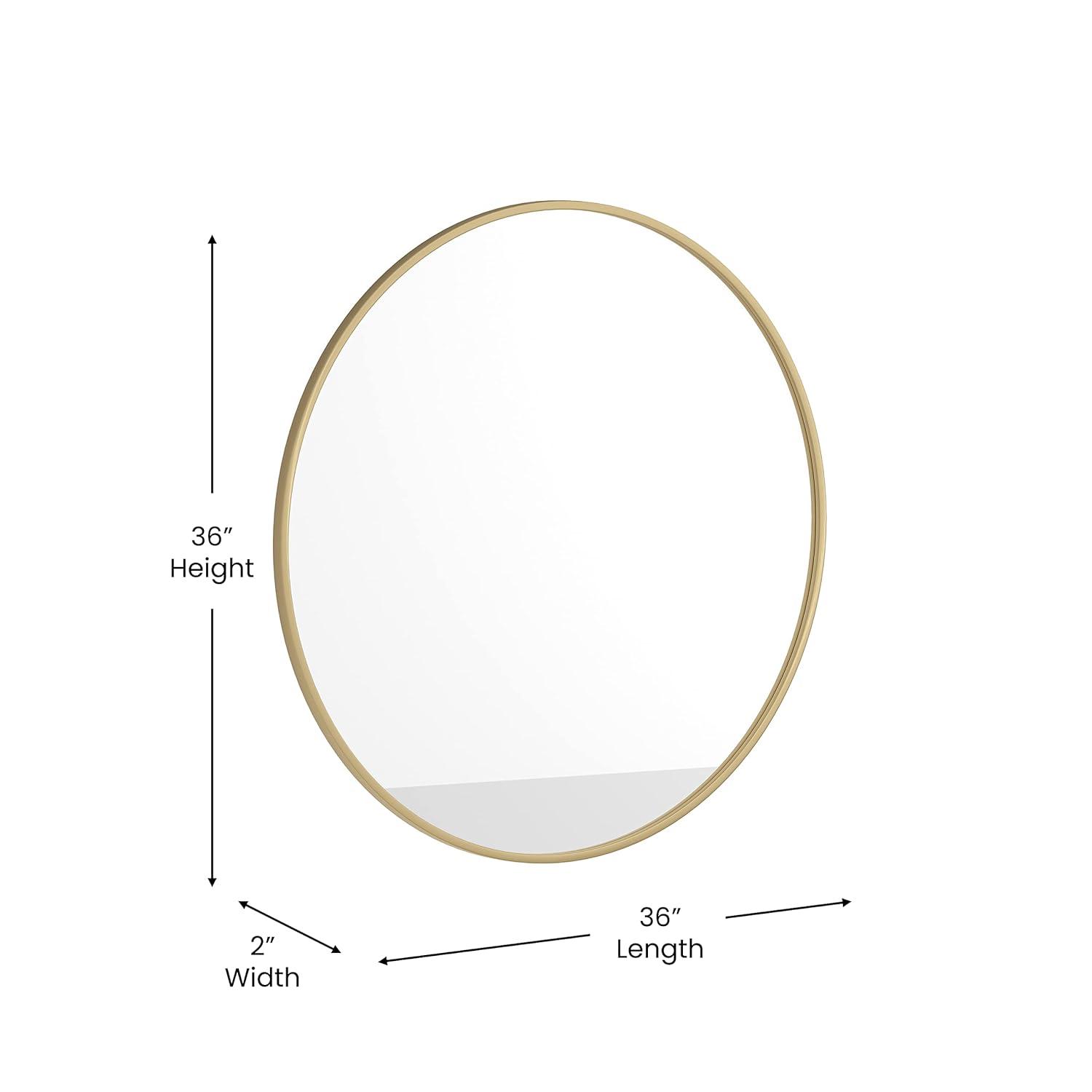 Taylor & Logan Metal Round Wall Mirror