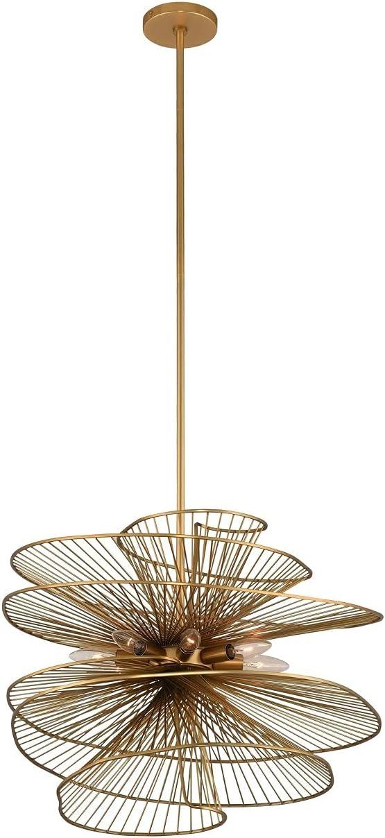 Aurora Stainless Steel Chandelier