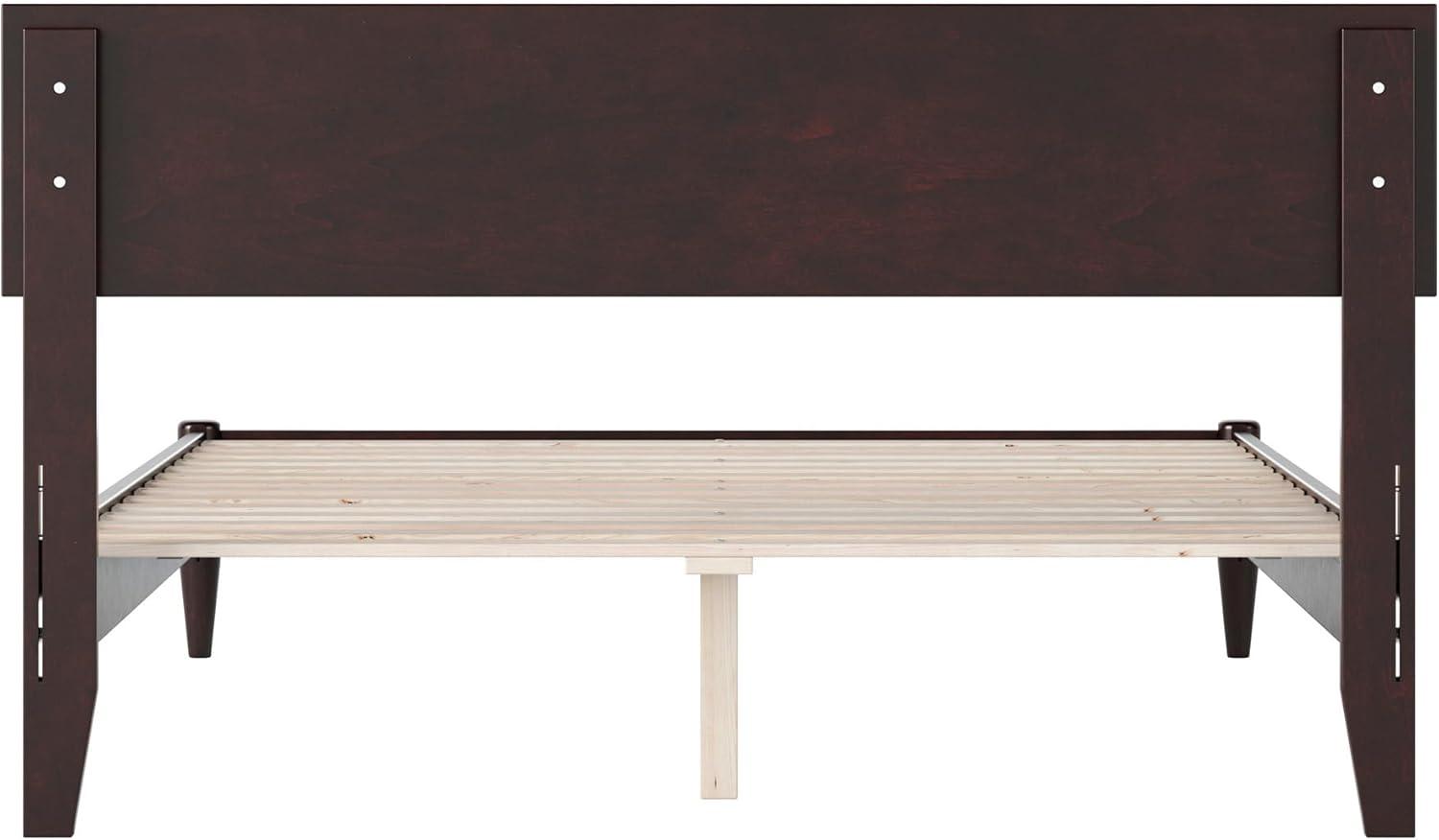 AFI Aria Full Modern Solid Wood Low Profile Platform Bed, Espresso