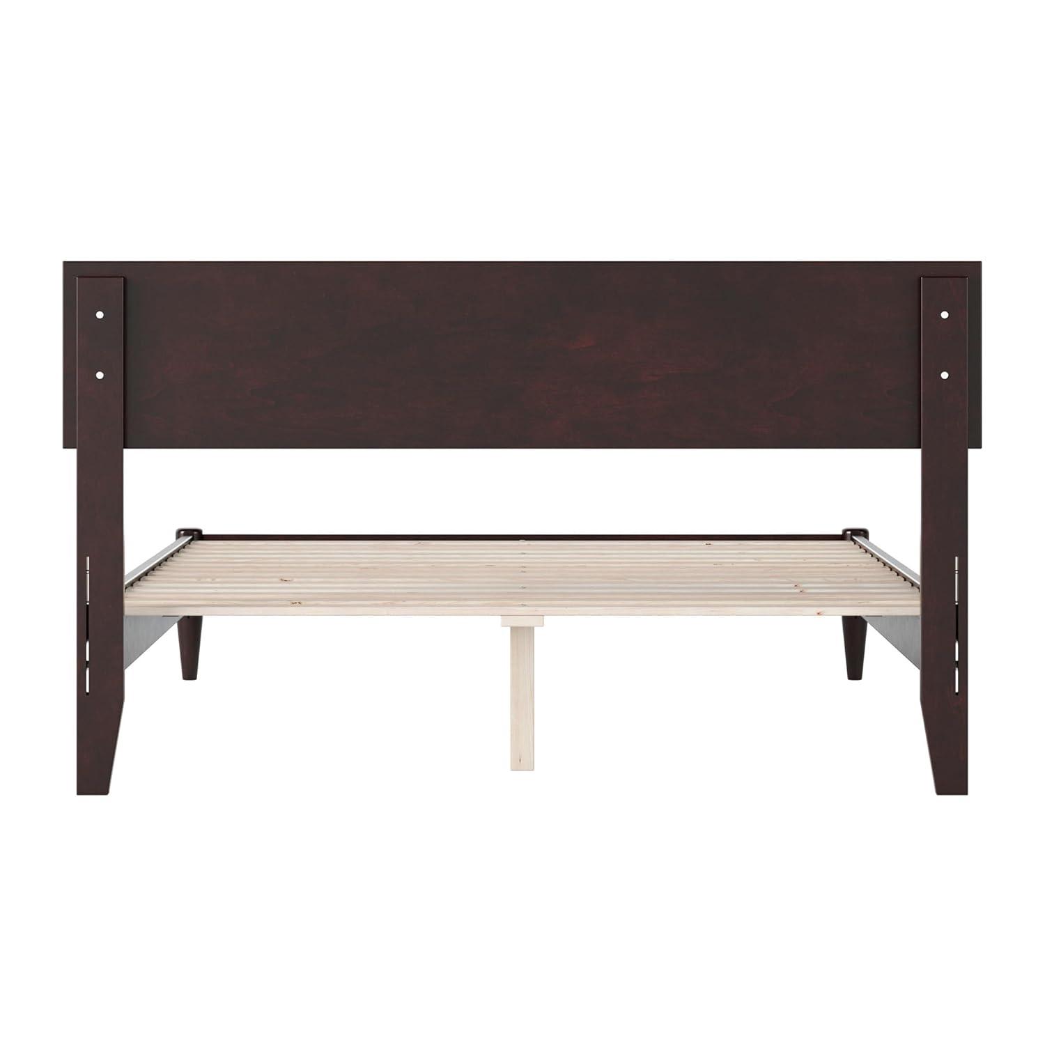 AFI Aria Full Modern Solid Wood Low Profile Platform Bed, Espresso
