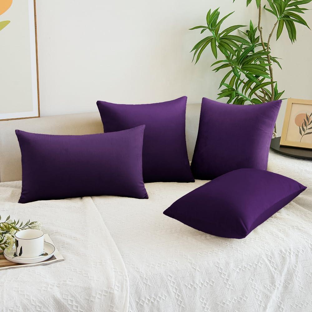 Velvet Reversible Pillow Cover