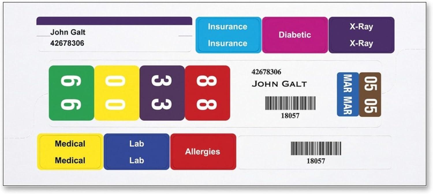 Smead Smartstrip Labeling System ColorBar Refill Labels 7.50" x 1.50" Length - Inkjet - 1 / Pack