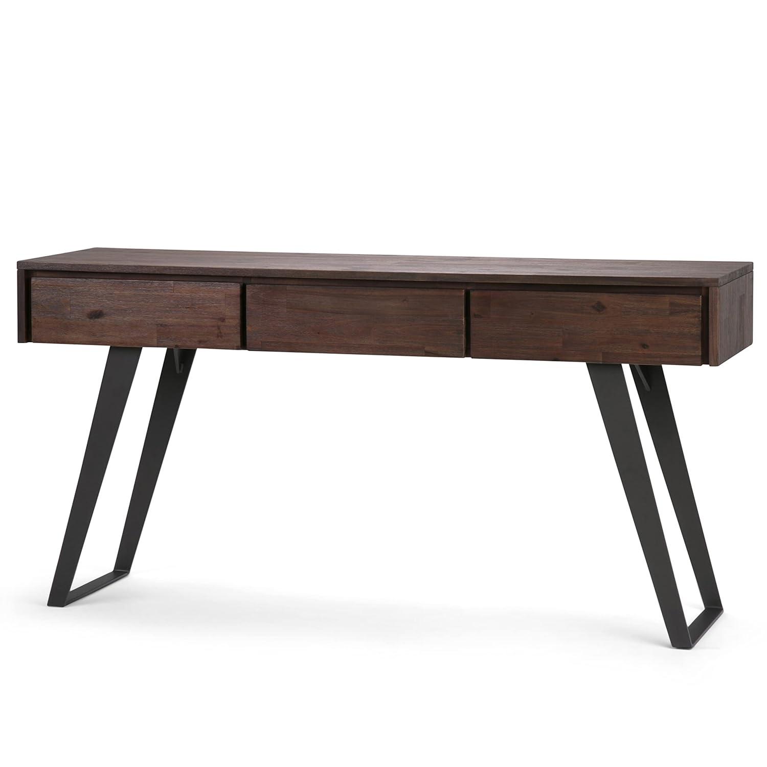 Lowry 60'' Solid Wood Top Console Table