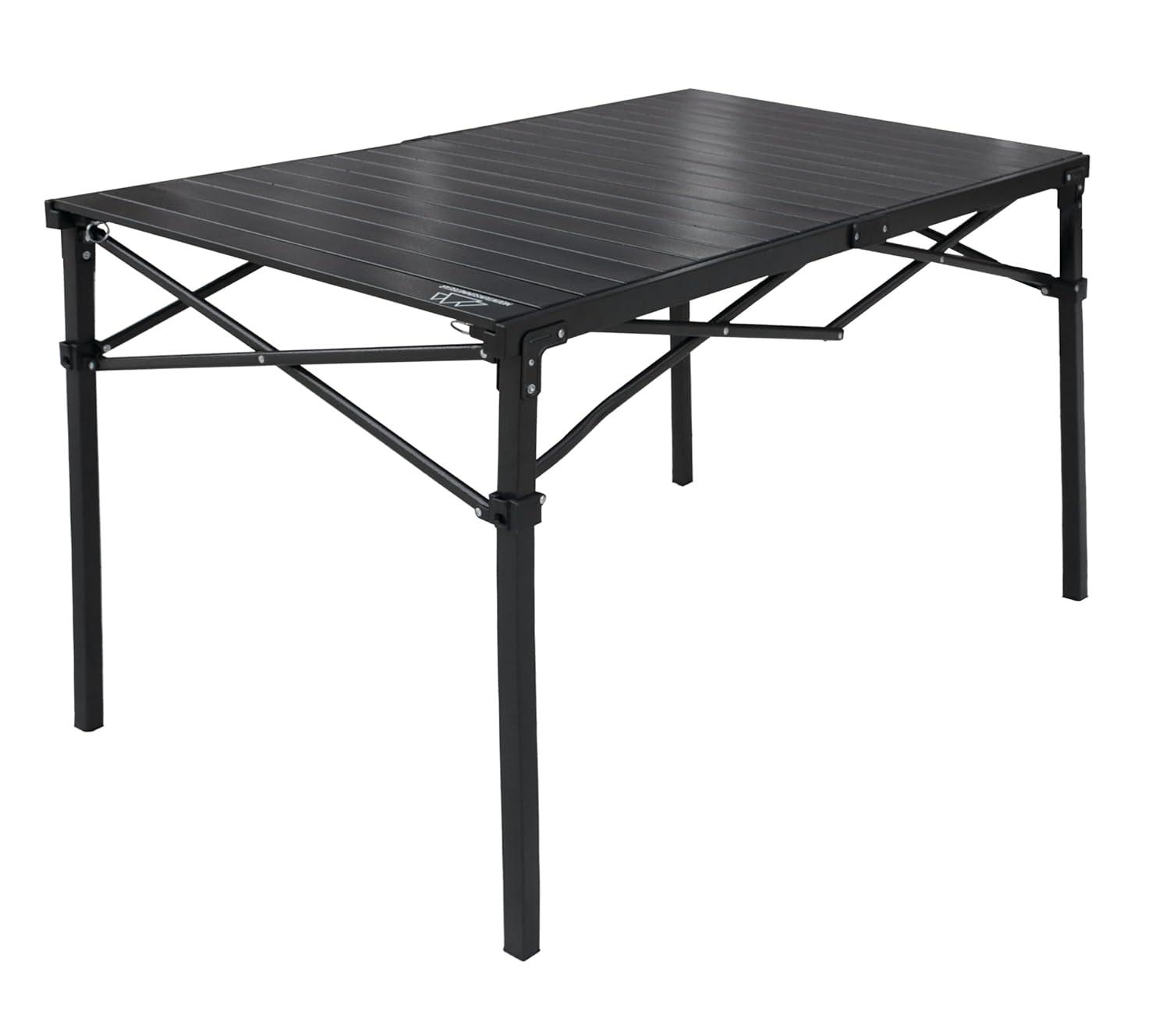 Mountain Summit Gear Heavy-Duty Roll-Top Table, Large, Aluminum