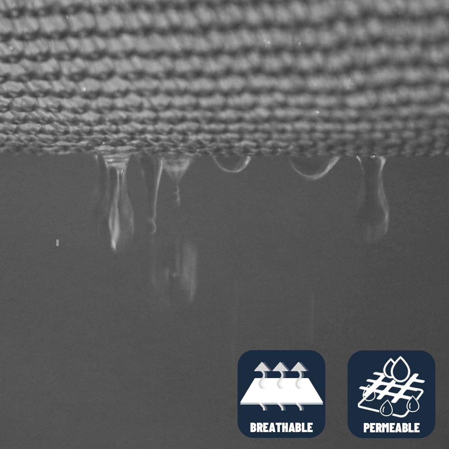 SUNNY GUARD Sun Shade Sail 6.5/8/10/12/13FT Rectangle UV Block Sunshade Canopy for Outdoor, 13'x20' Sand