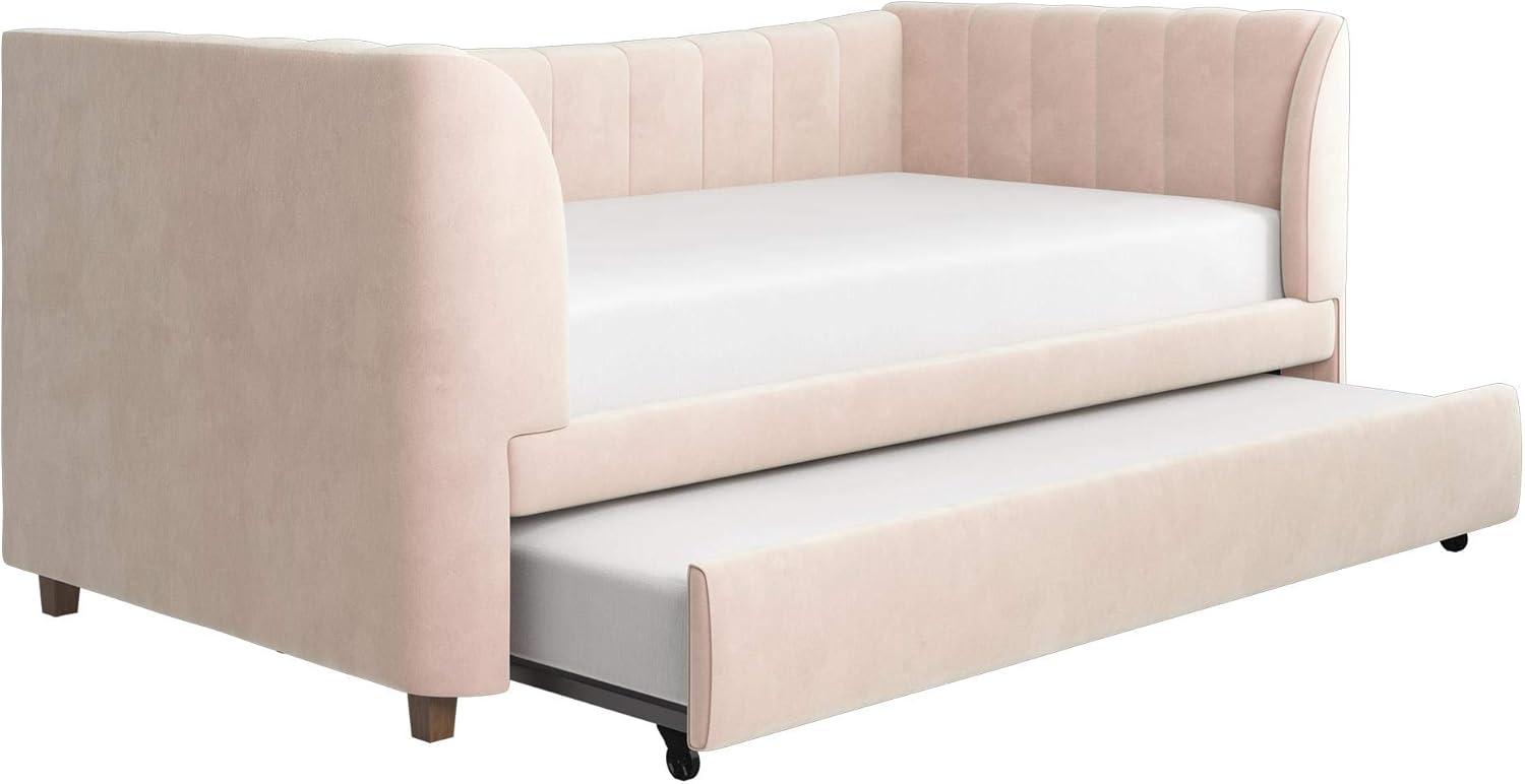 Valentina Twin Upholstered Daybed with Trundle