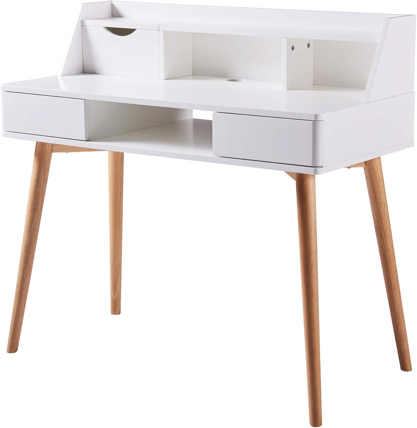 Creativo Wooden Writing Desk with Storage - Teamson Home