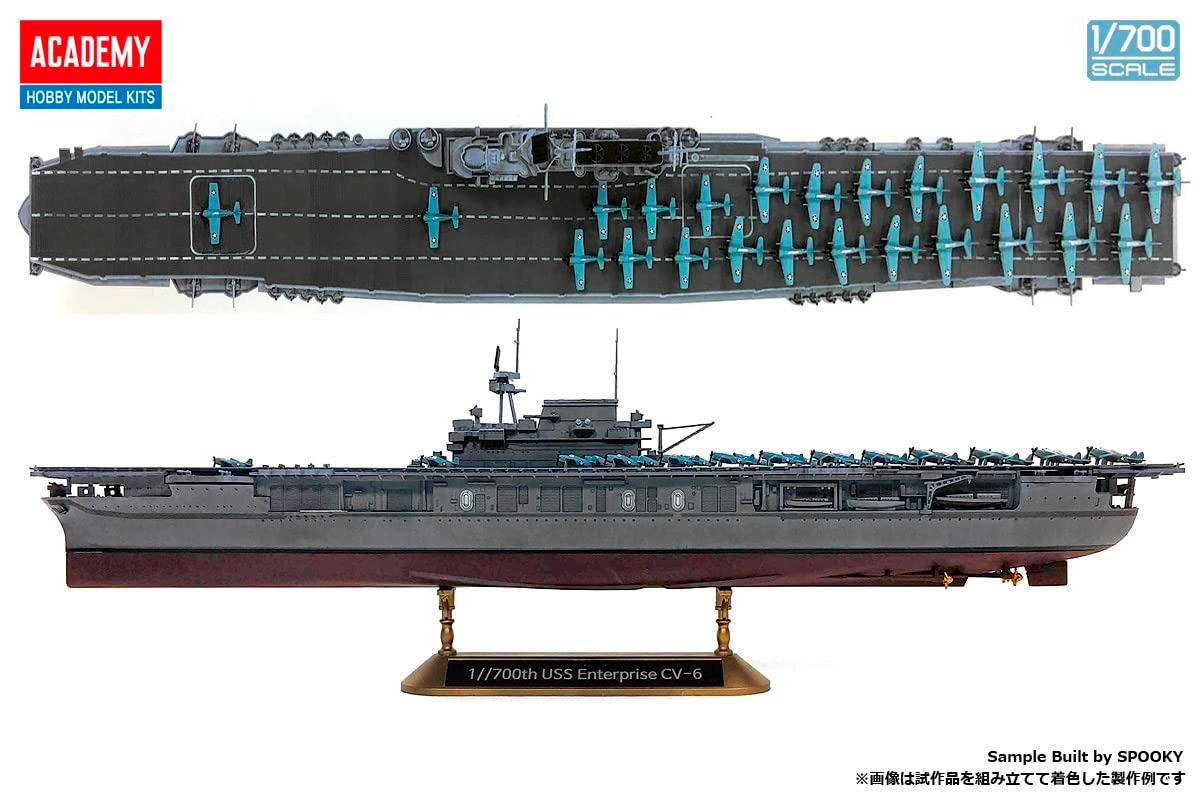 ACADEMY Models USS Enterprise CV-6 Battle Midway 1/700, Model Kits