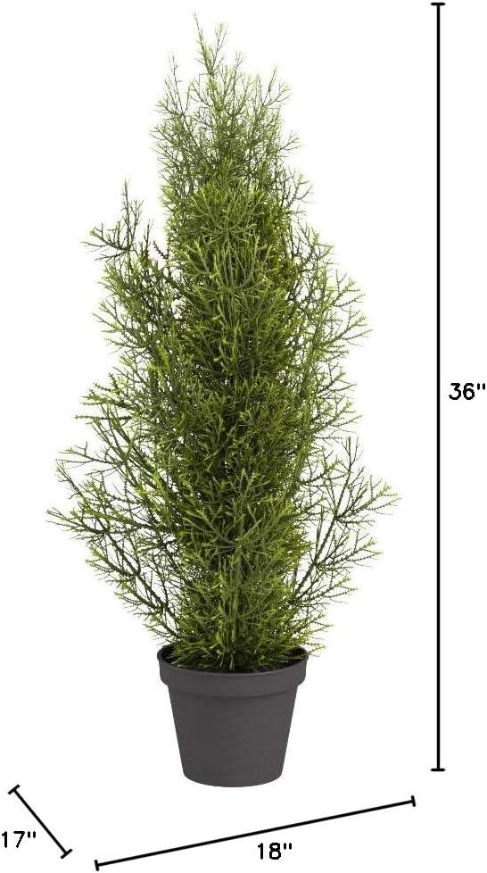 Silk Plant Nearly Natural 3" Mini Cedar Pine Tree (Indoor/Outdoor)