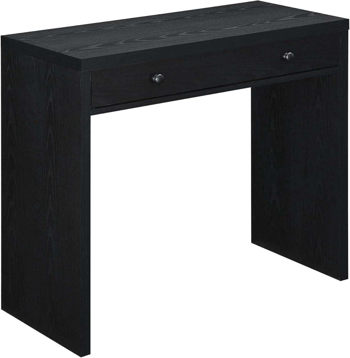 Convenience Concepts Northfield 30 inches Tall 1 Drawer 36-inch Desk, Black, All Ages