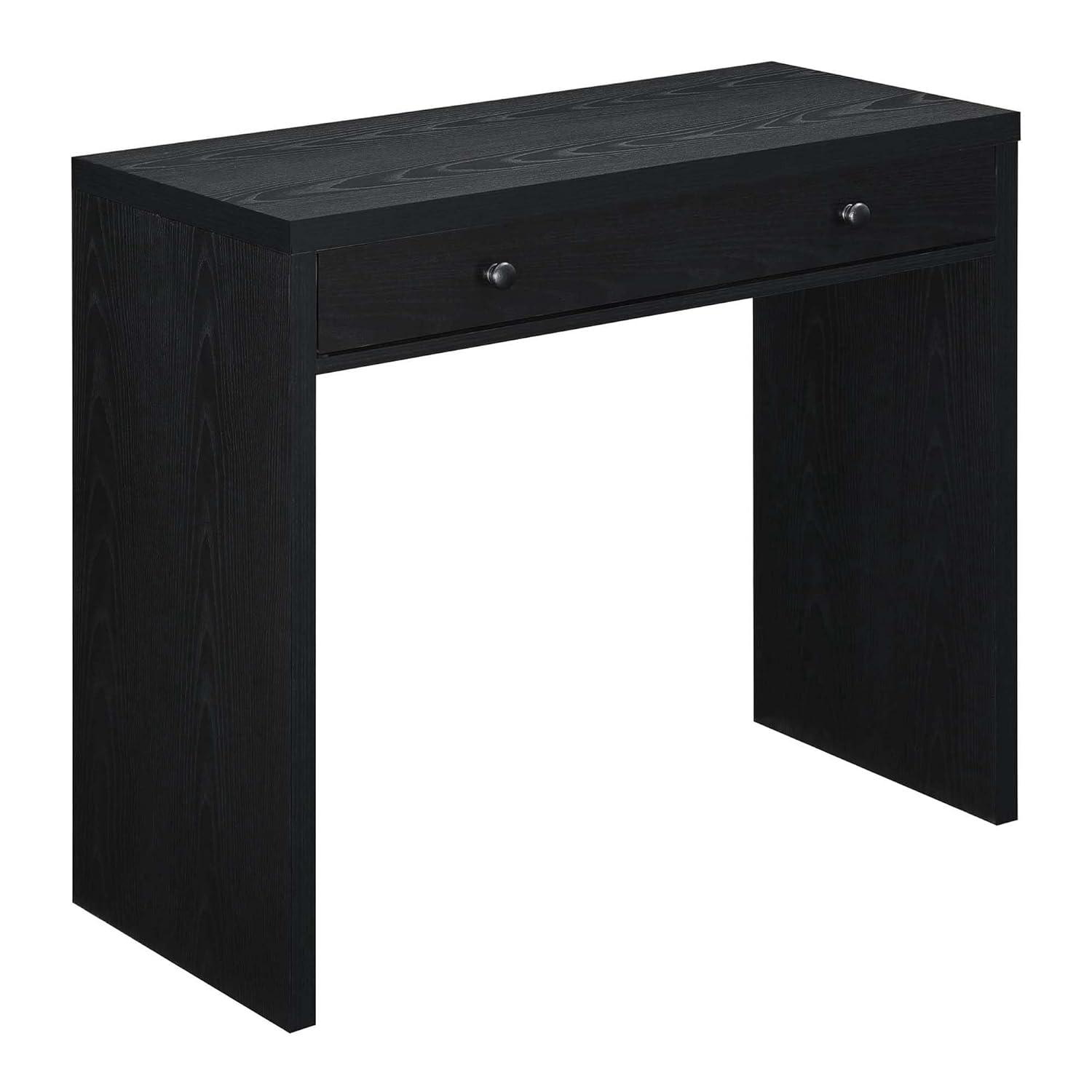Convenience Concepts Northfield 30 inches Tall 1 Drawer 36-inch Desk, Black, All Ages