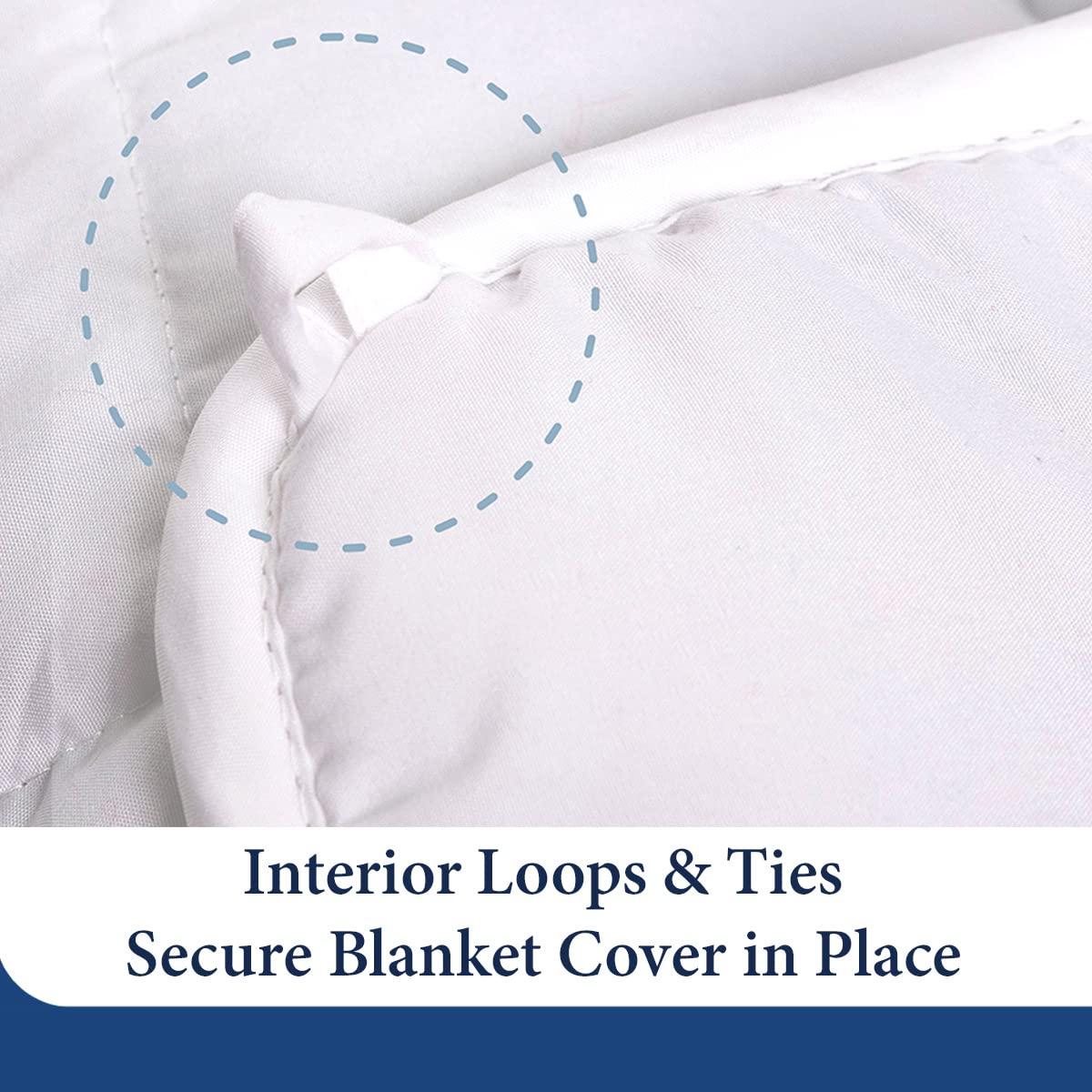 Cosy House Collection Adult Weighted Blanket - 100% Rayon Derived from Bamboo Removable Cover