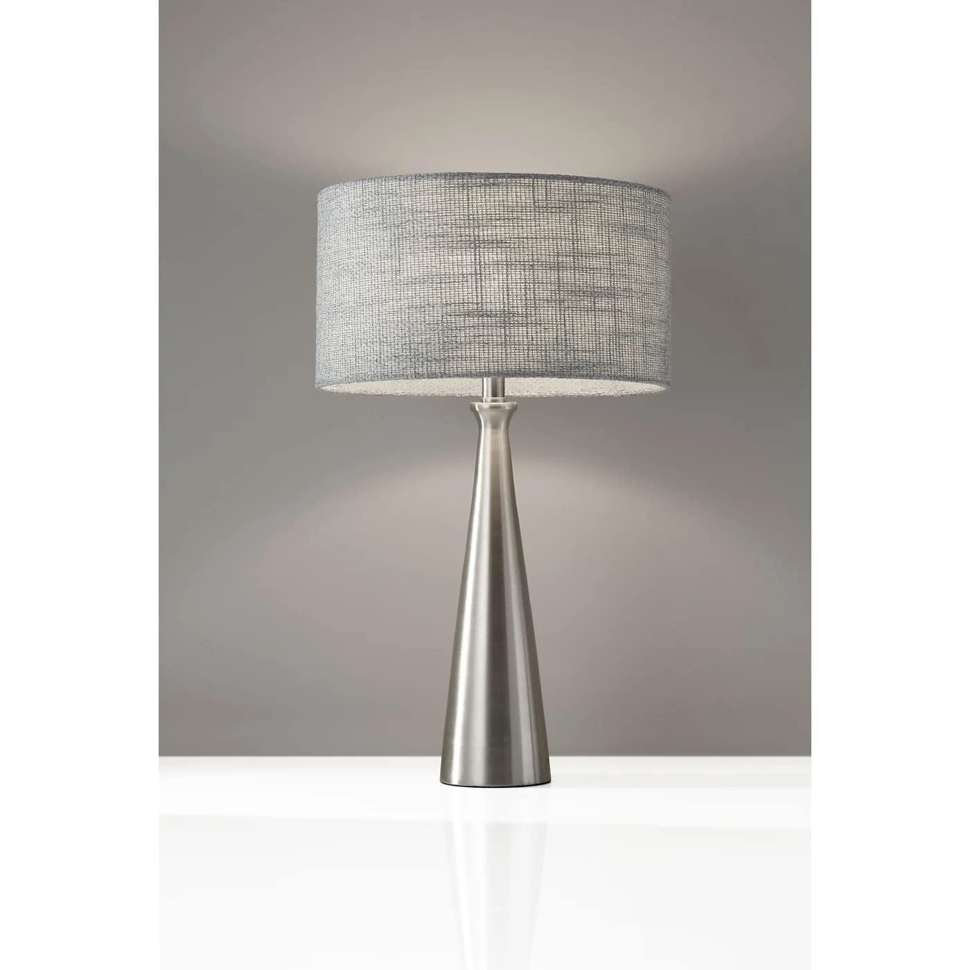 Adesso 1517-22 Linda 21.5" Table Lamp, Steel, Smart Outlet Compatible
