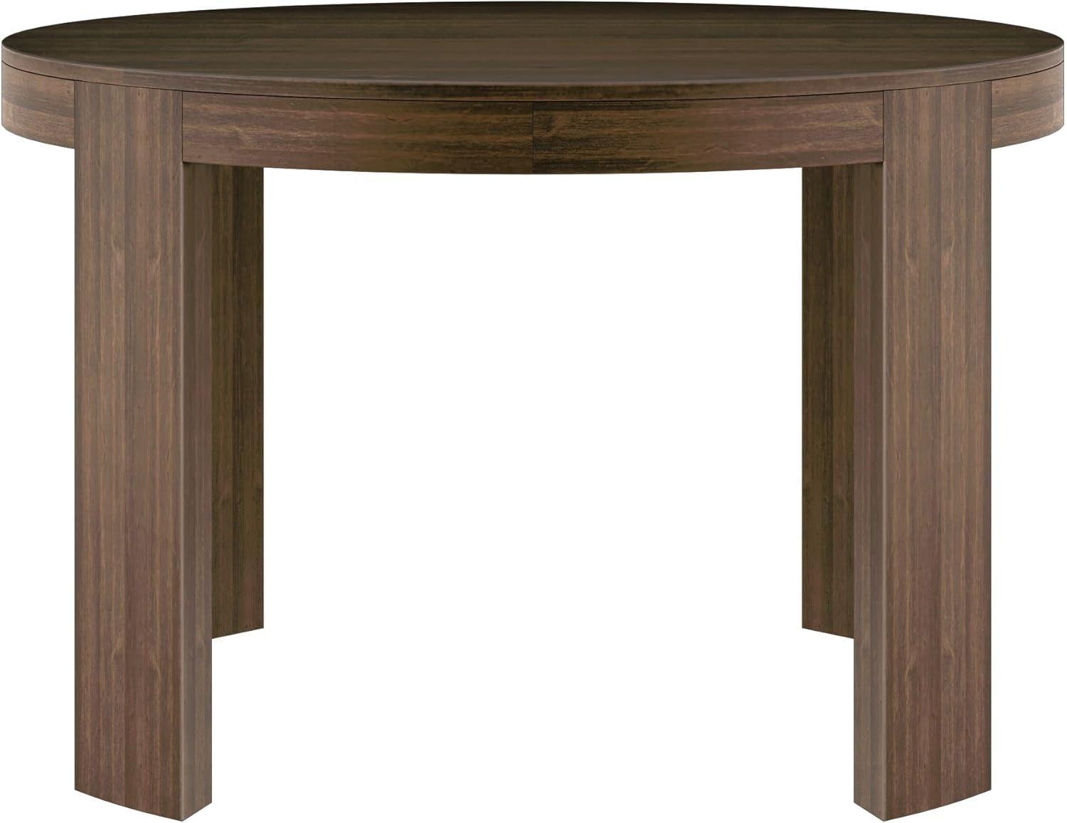 Plank+ Beam Modern Rounded Round Dining Table