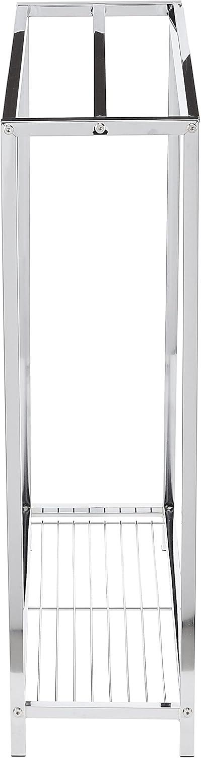 Kingston Brass  Modern Edenscape Freestanding Iron Towel Rack - Polished Chrome