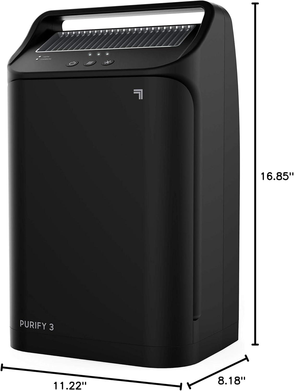 PURIFY 3 Air Cleaner with True Hepa Filtration, Night Light