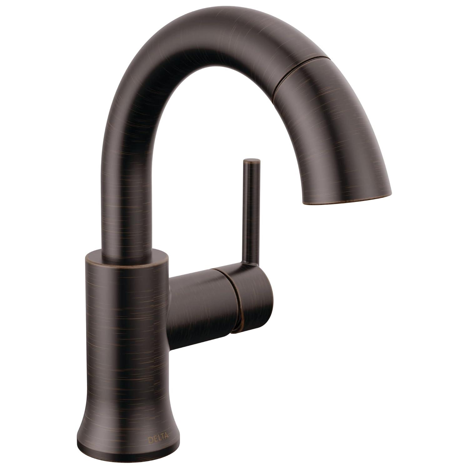 Trinsic Single Hole Bathroom Faucet with Drain Assembly, Single Handle Bathroom Sink Faucet