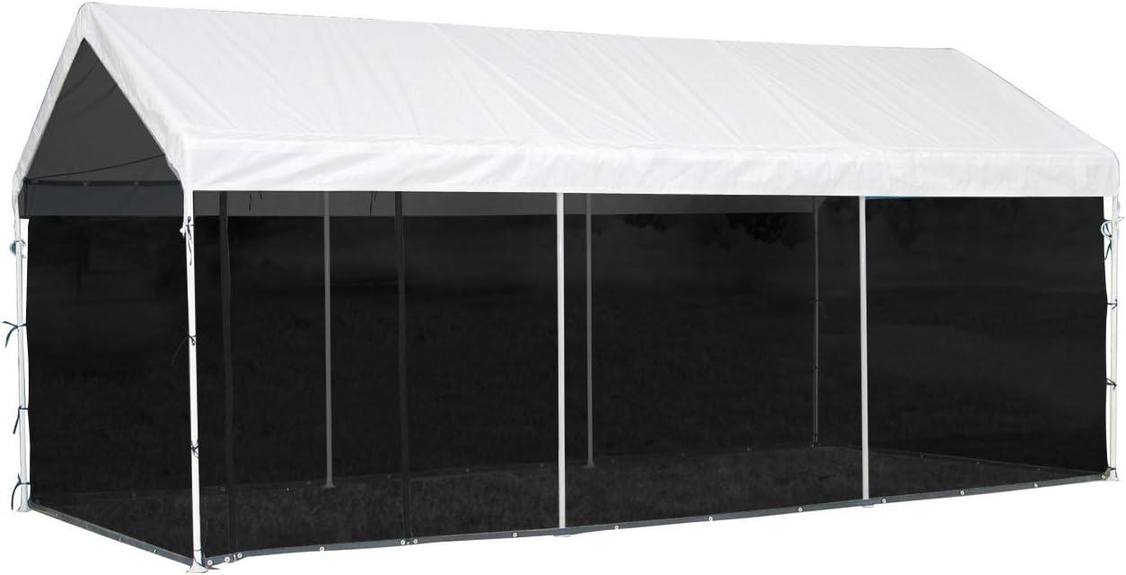 ShelterLogic MaxAP ShelterLogic Black Fabric Screen for Canopy