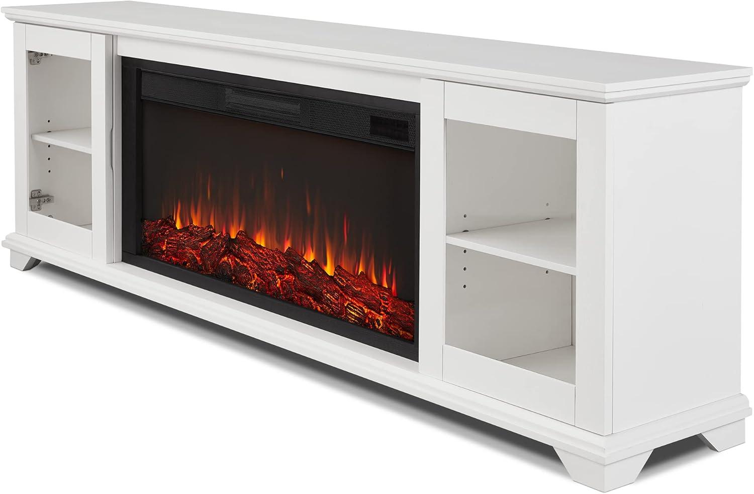 Benjamin 81" Landscape Electric Fireplace TV Stand by Real Flame