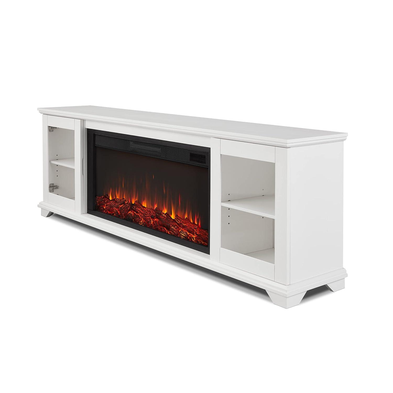 Real Flame Benjamin 81" Landscape TV Stand with Electric Fireplace by Real Flame