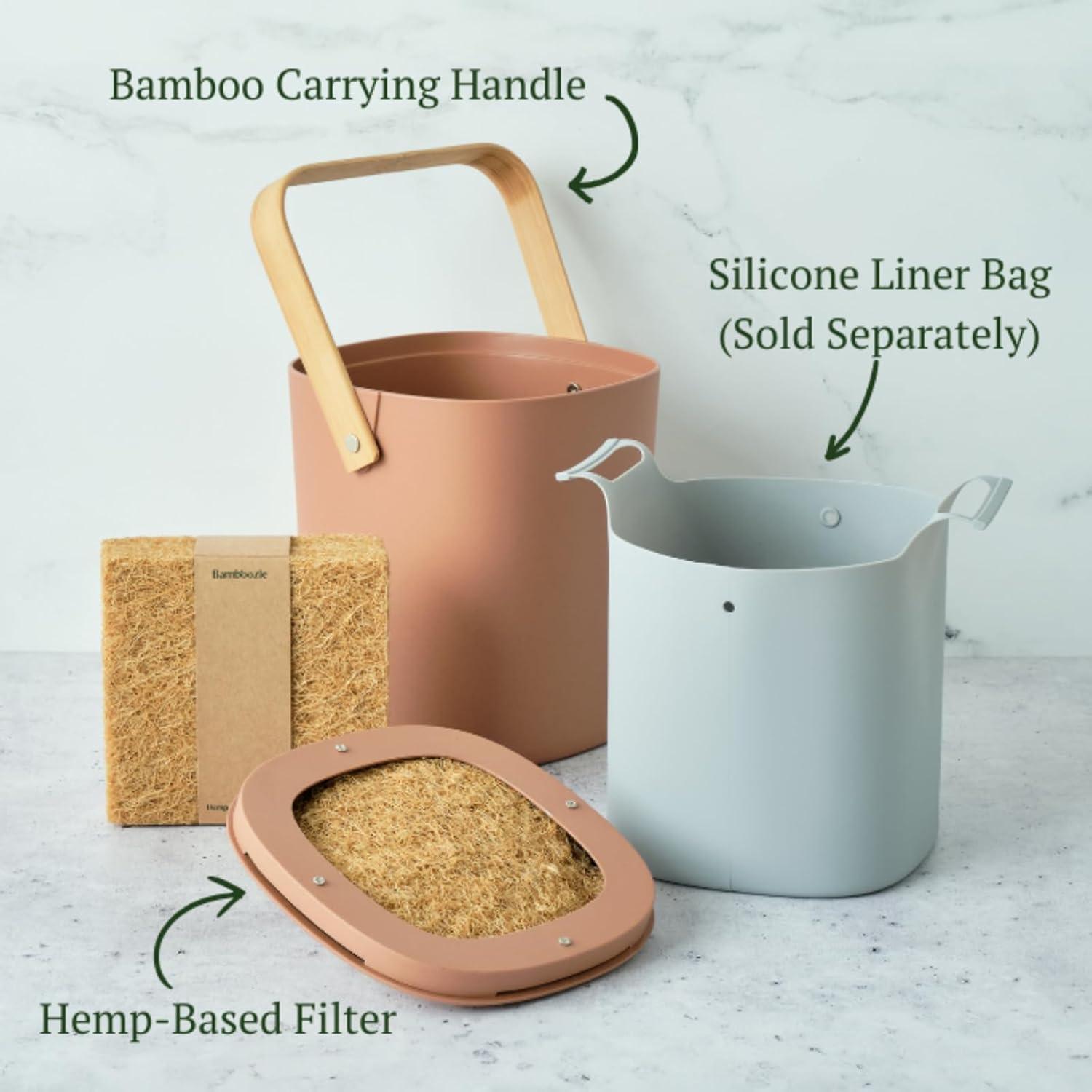 Bamboozle Astrik Compost Bin | Graphite | Wayfair