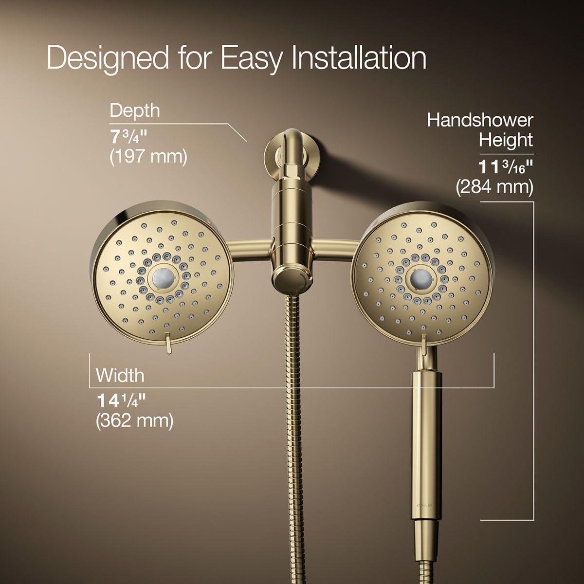Purist® 2.5 GPM 2-In-1 Multifunction Shower Combo Kit