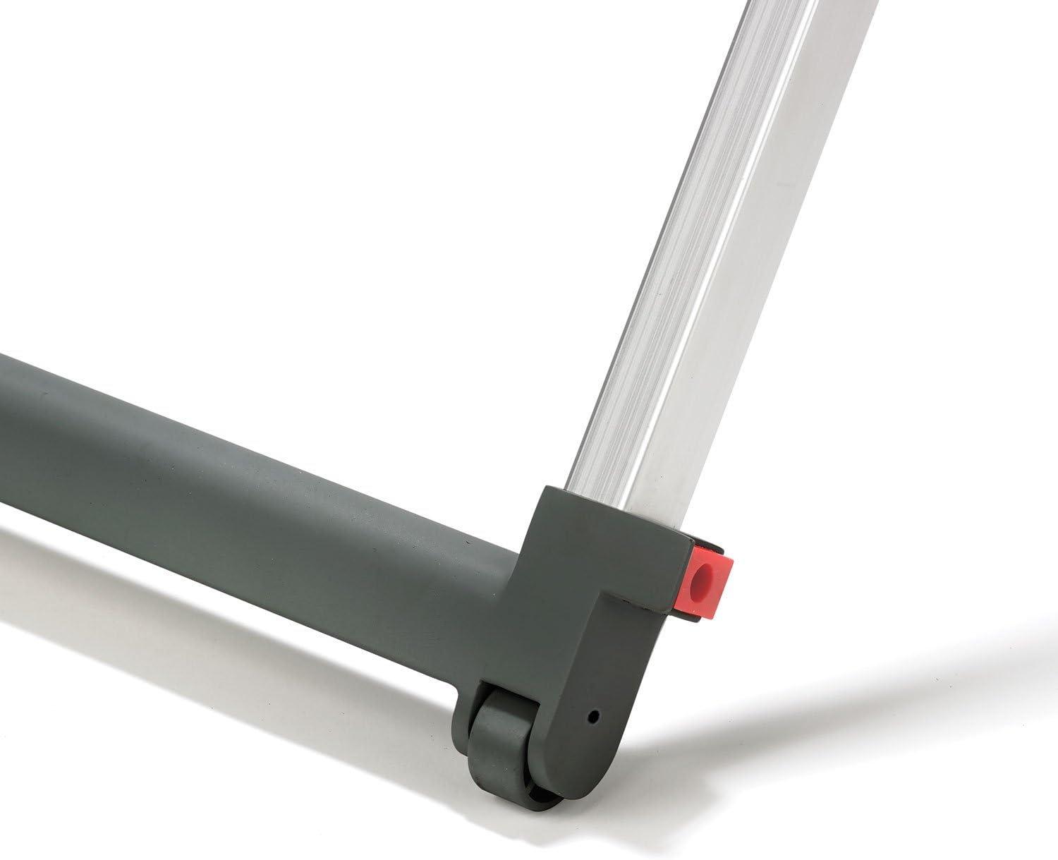 Polder 43 in. H X 24 in. W X 44 in. D Aluminum Collapsible Clothes Drying Rack